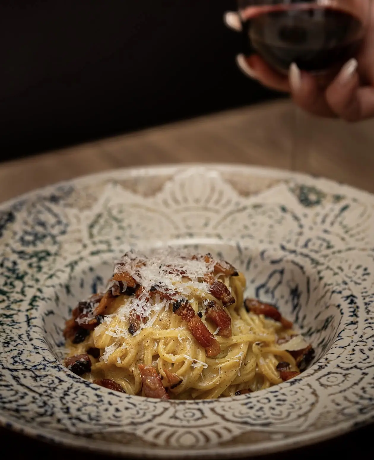 Pasta Carbonara bei Raoul’s